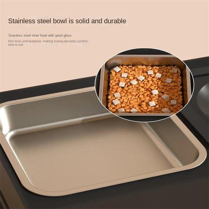 Elevate Your Pet's Dining Experience with Our Adjustable Stainless Pet Feeding Bowl Stand